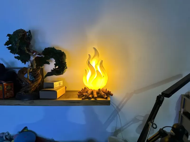 Lámpara Llama de Fuego
